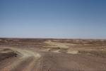Rocky desert soil