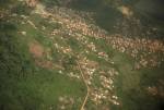 Airshot of Refugee camp