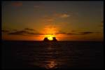 Isla da Rocca Partida sunset